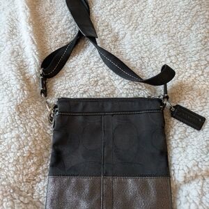 Black and Gray Crossbody Bag